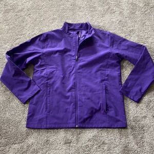 Team 365 Purple Full Zip Windbreaker Jacket SIZE L